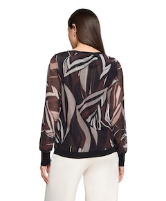 Dames longsleeve bruin