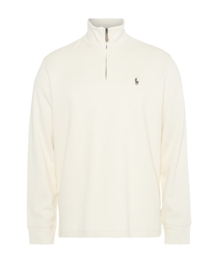 Heren trui met rits ecru