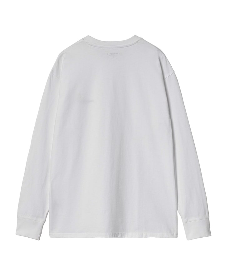 Heren longsleeve wit