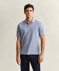 Heren polo blauw