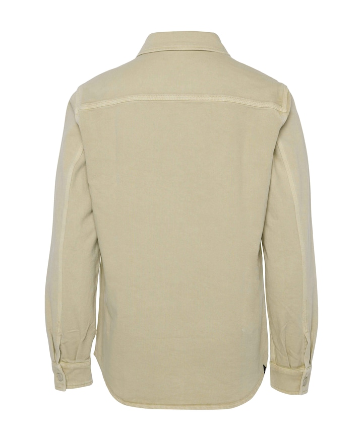Heren overshirt beige