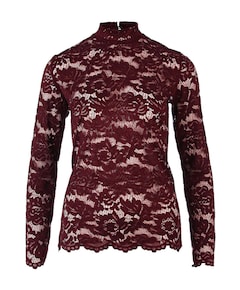 Dames top bordeaux