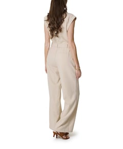 Dames jumpsuit beige
