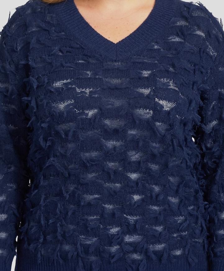 Dames trui blauw