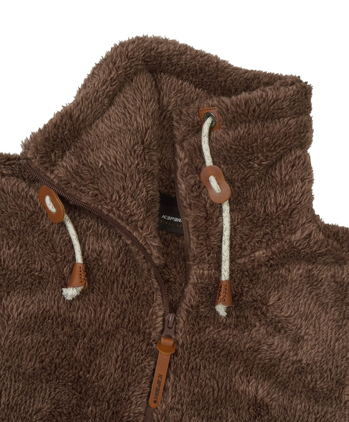 Dames vest bruin