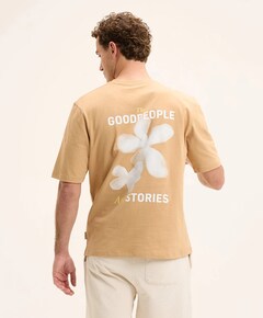 Heren T-shirt beige