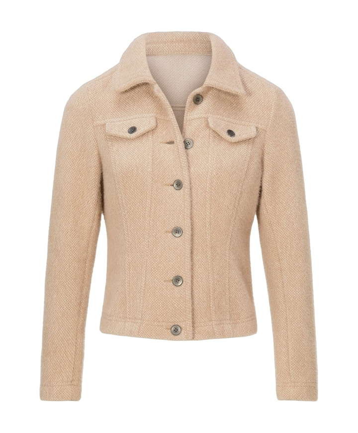 Dames jas beige