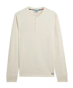Heren longsleeve beige