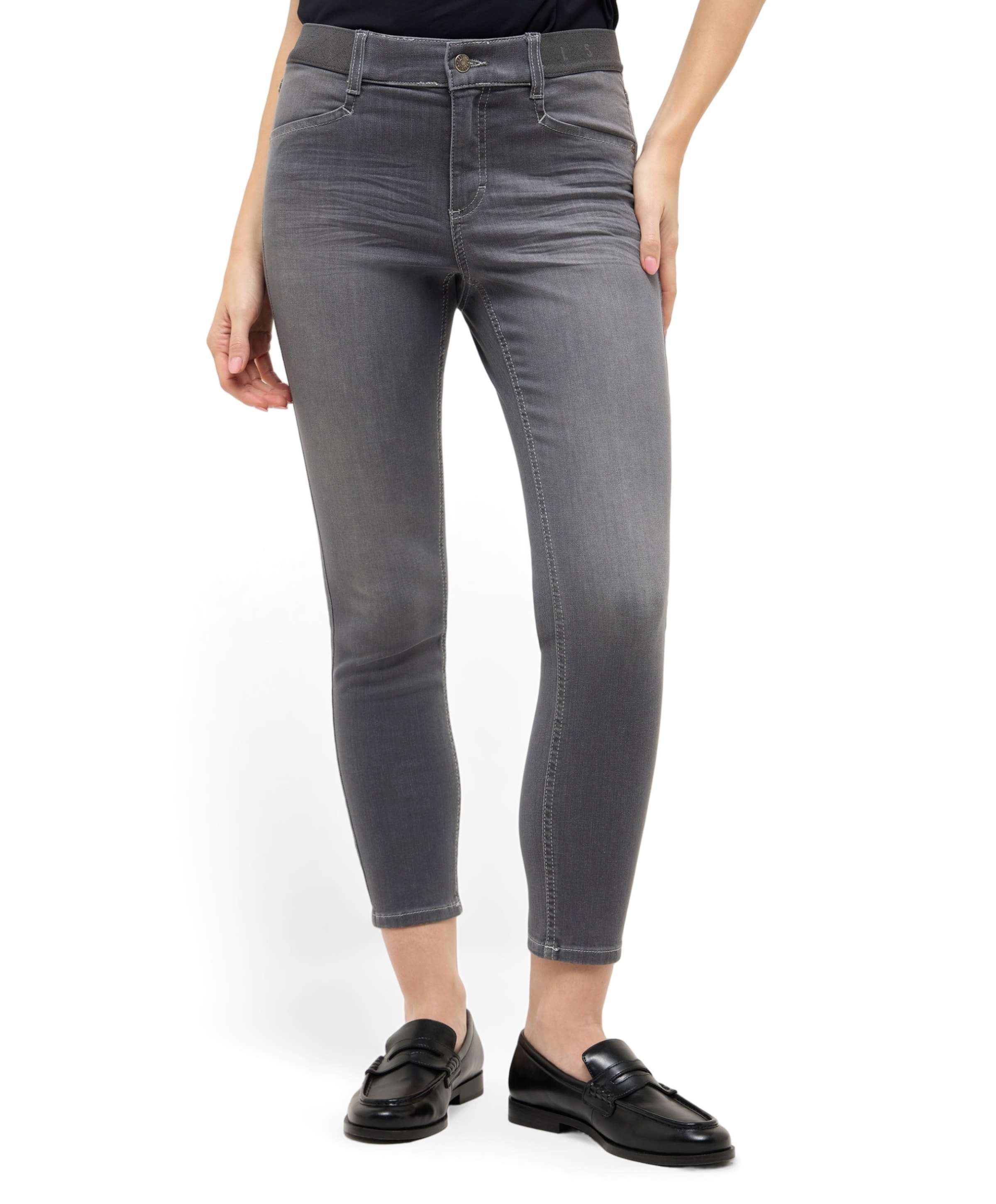 ORNELLA SPORTY dames jeans grijs