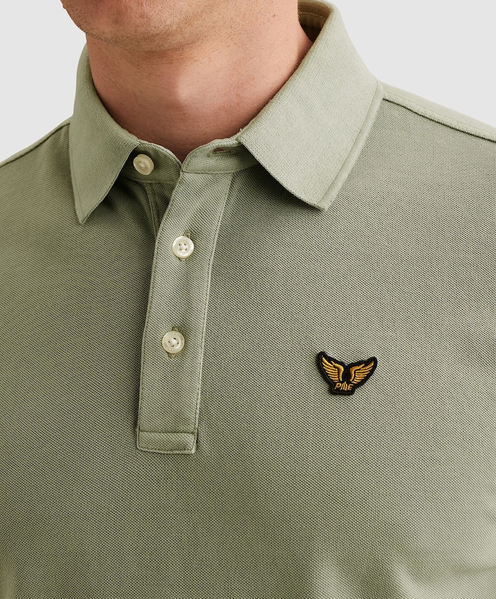 Heren polo groen