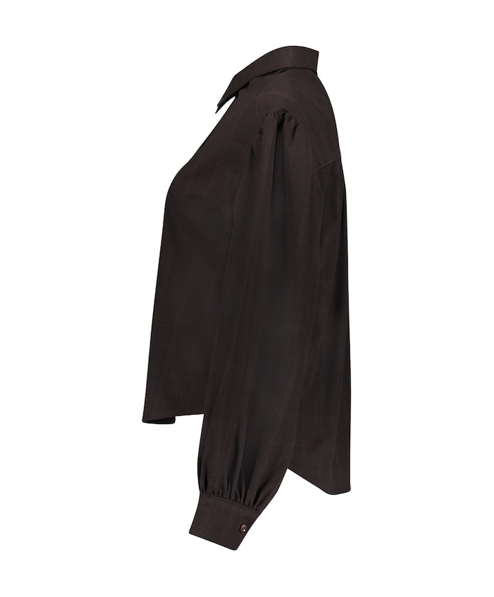 Dames blouse bruin