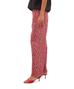 lew red cheetah broek rood