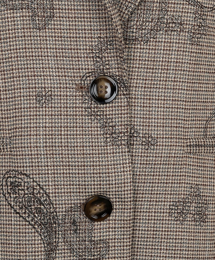 Dames blazer bruin