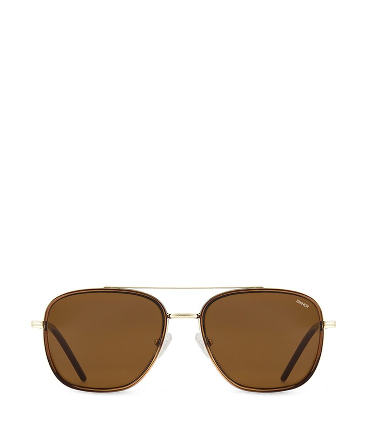 Zonnebril uniseks bruin