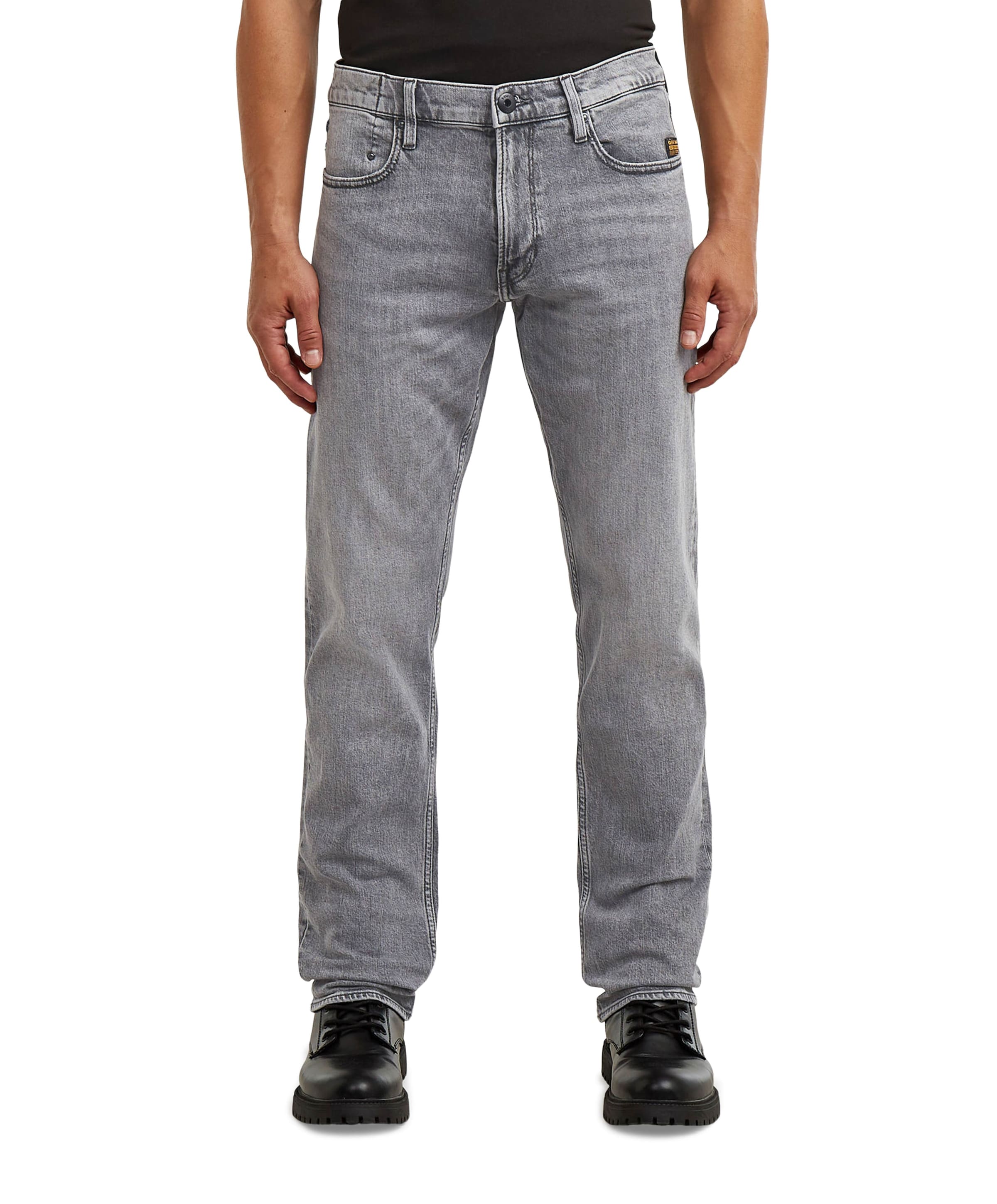 Mosa Straight heren jeans grijs