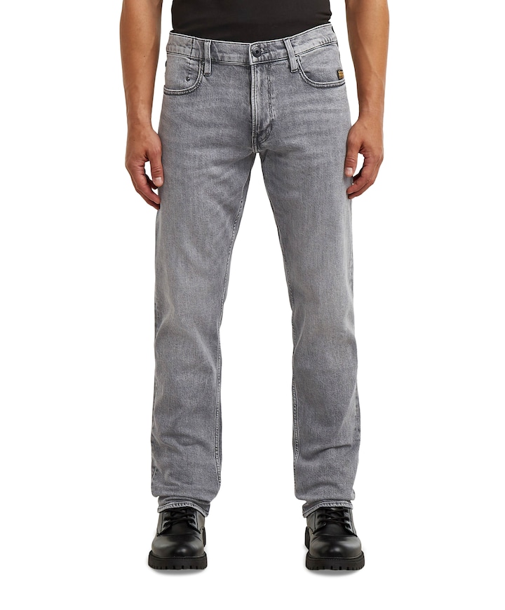 Mosa Straight heren jeans grijs