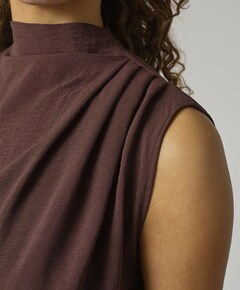 GUTO-JU dames jumpsuit bruin