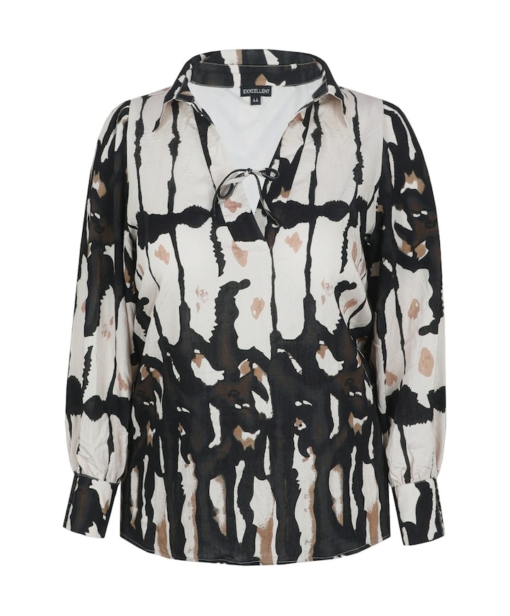 Dames blouse beige