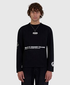 Heren longsleeve zwart