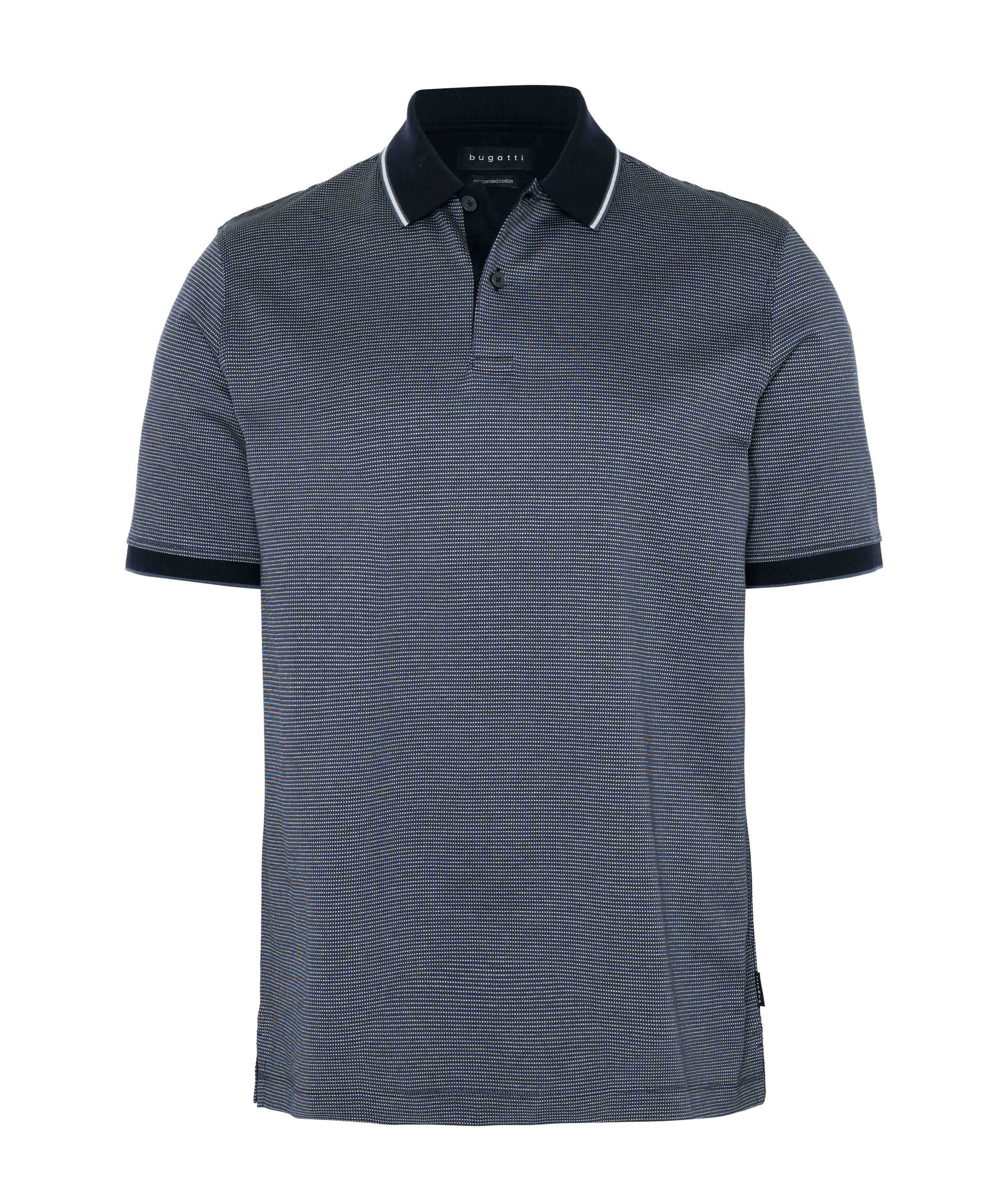 Heren polo blauw