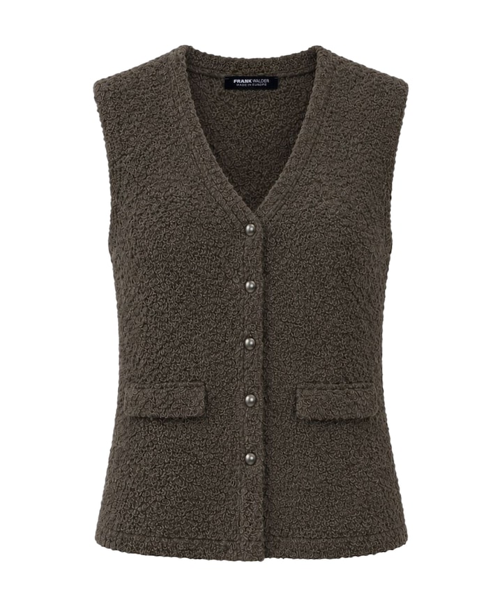 Dames gilet groen