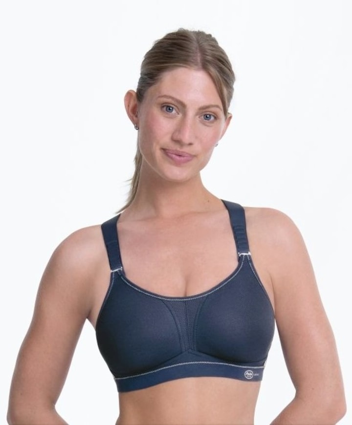 Dames sport bh blauw