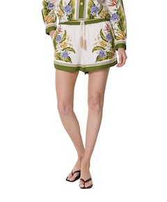 dames korte broek groen