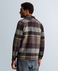 Heren overshirt blauw
