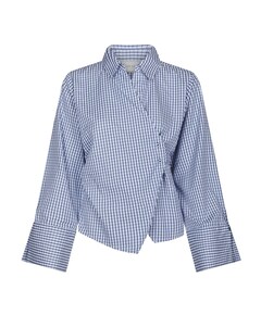 Dames blouse blauw