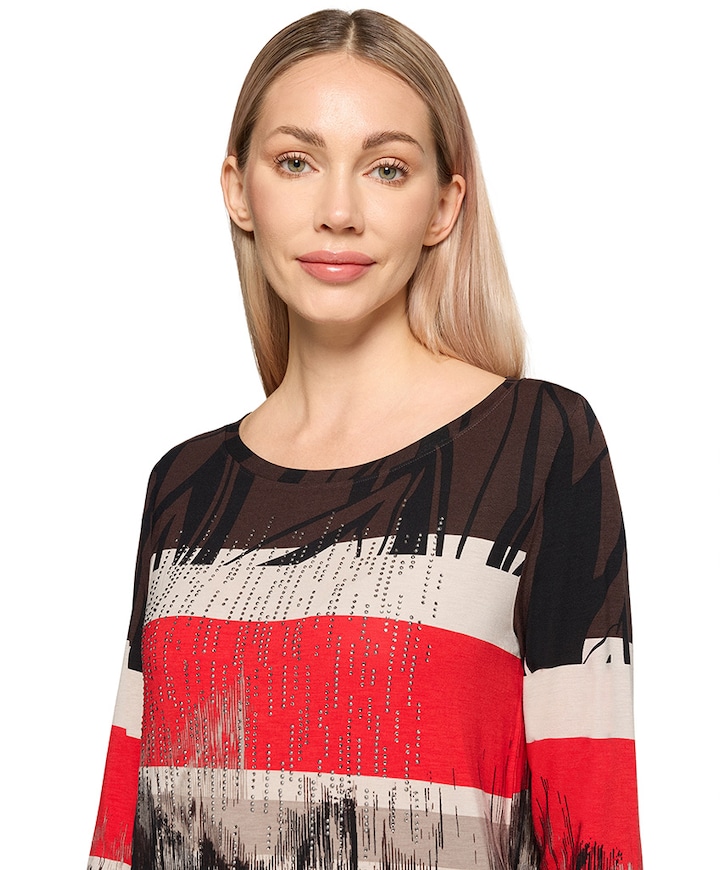 Dames longsleeve rood