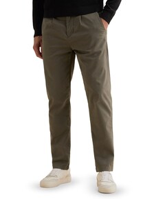 V35 RELAXED CHINO SUEDE TOUCH COTT heren broek groen
