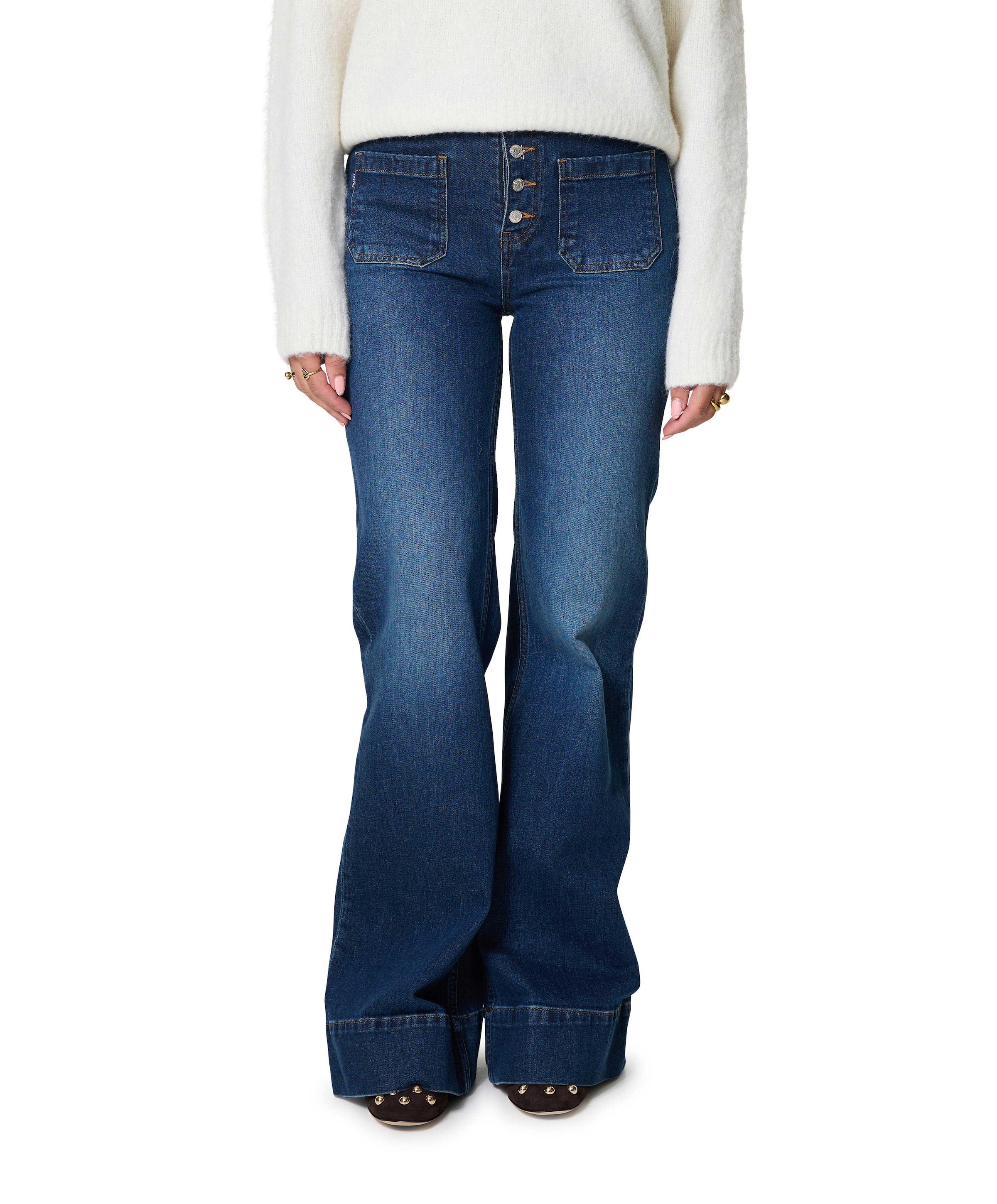 Vic Bootcut jeans blauw