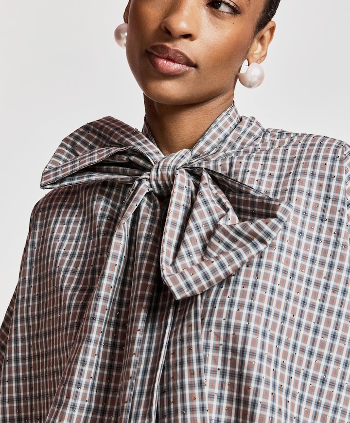 Dames blouse grijs