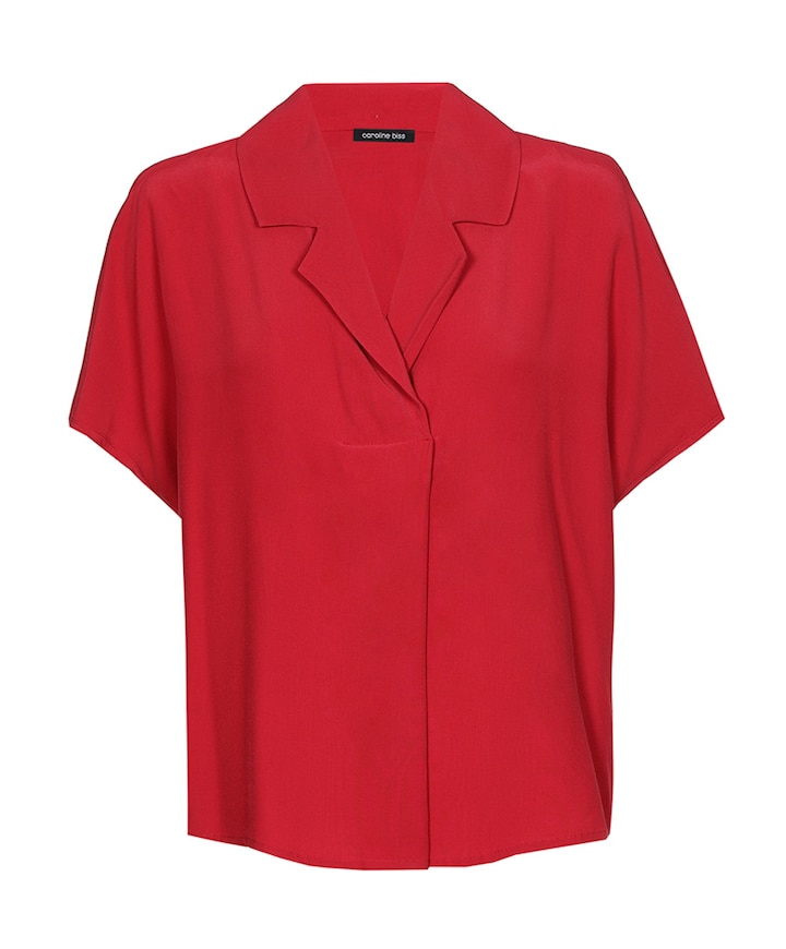Dames blouse rood