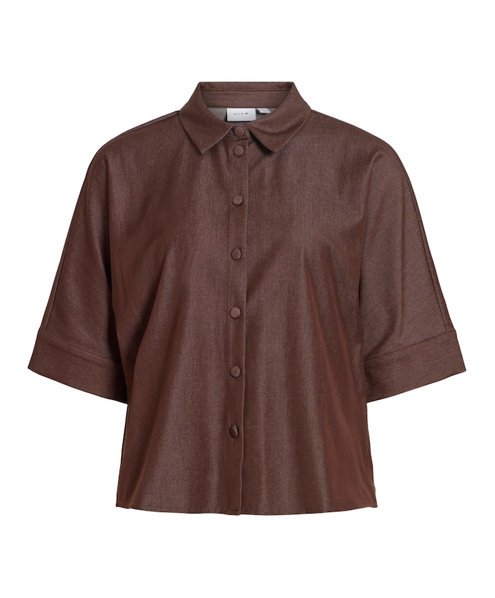 Dames blouse bruin