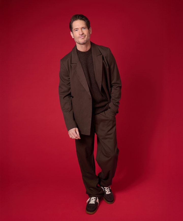 Santos heren sneakers bruin