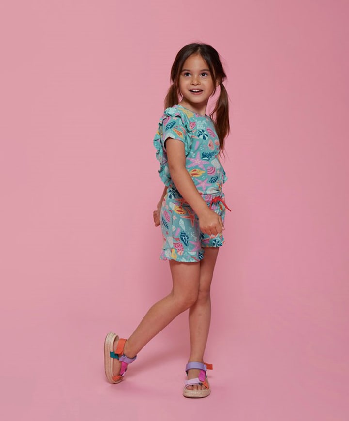 Meisjes T-shirt groen