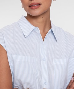 Dames blouse blauw