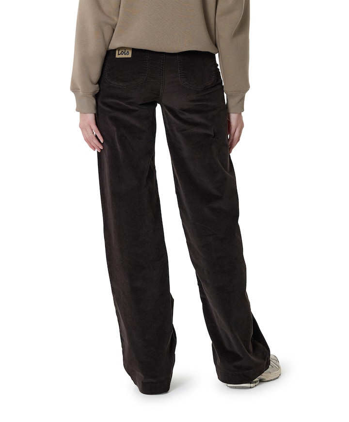 Palazzo Mistral 7765 Micro Cord Soft dames broek bruin