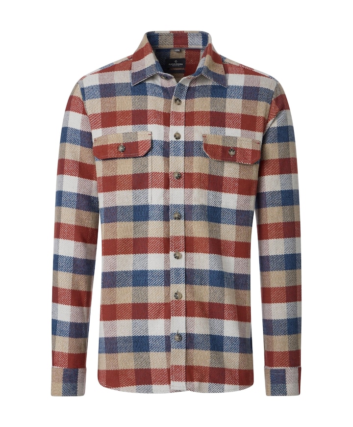 Heren overshirt beige