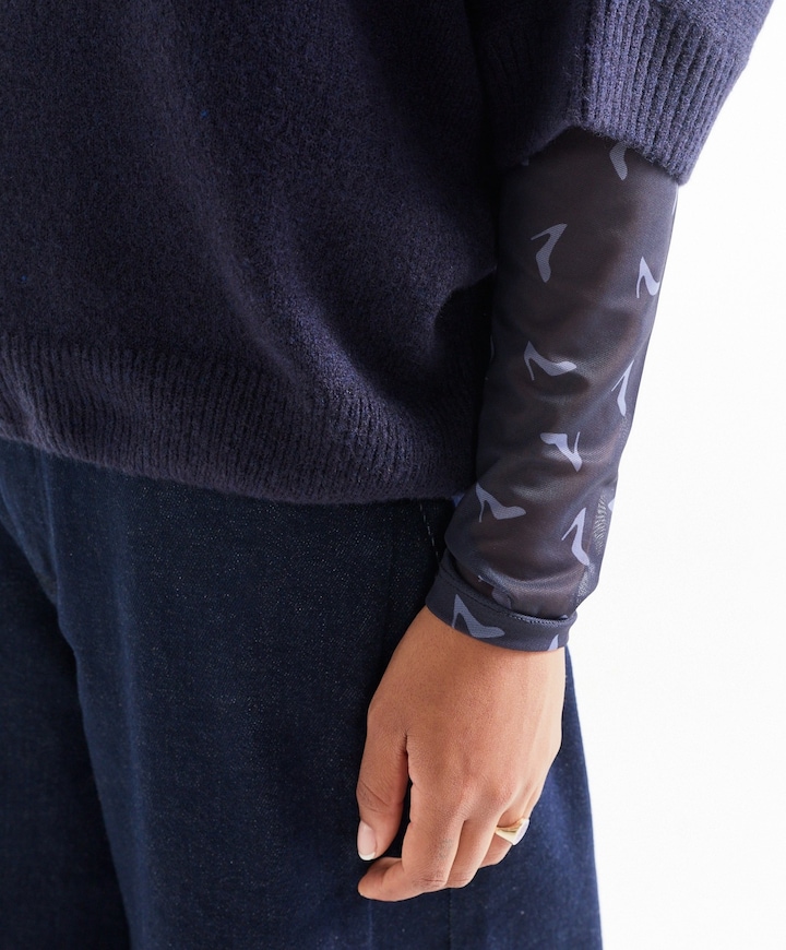Dames trui blauw