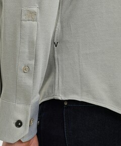 Overhemd lange mouw groen