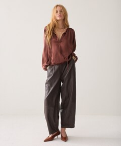 Dames blouse bruin