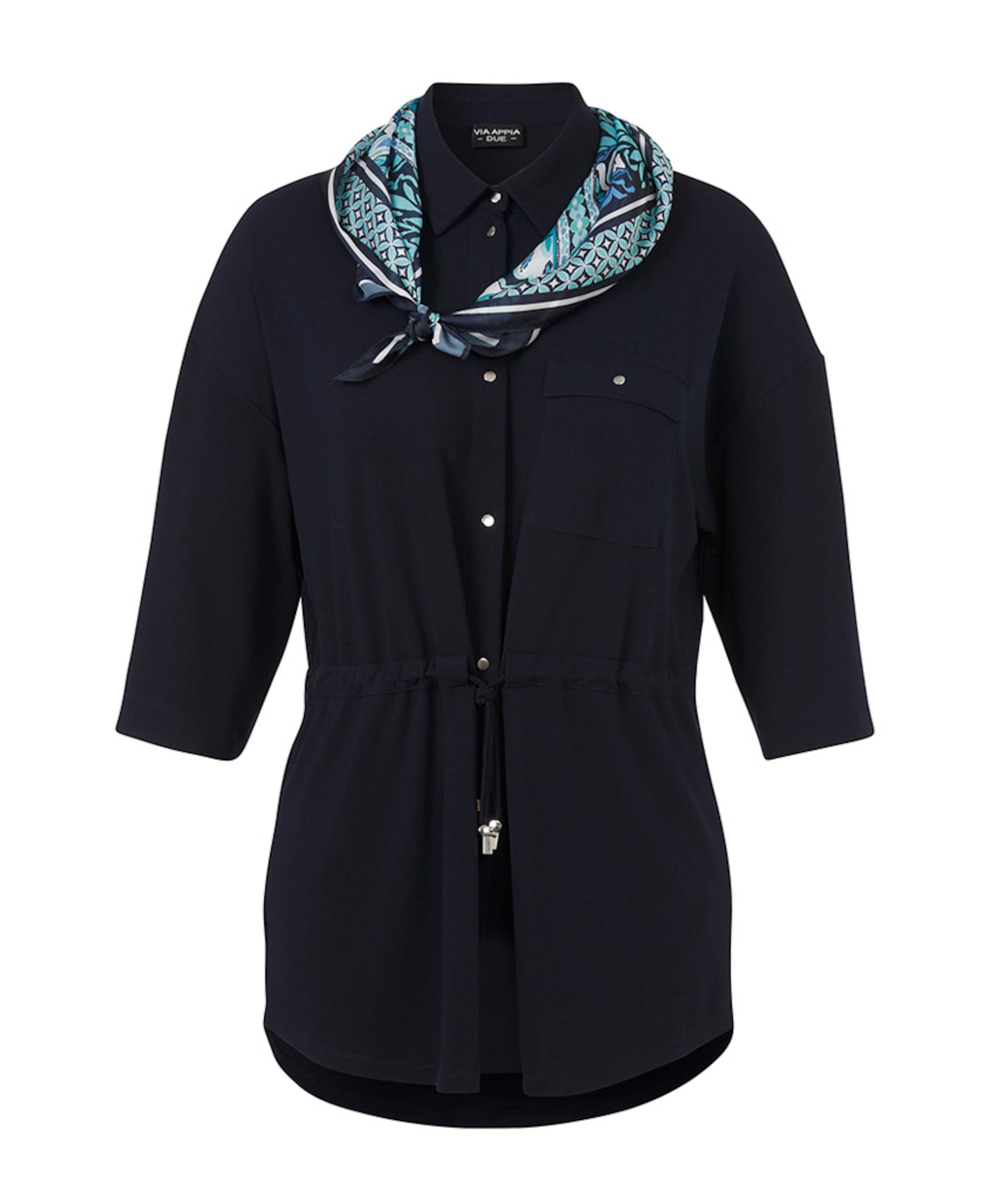 Dames blouse blauw