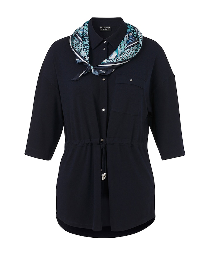 Dames blouse blauw