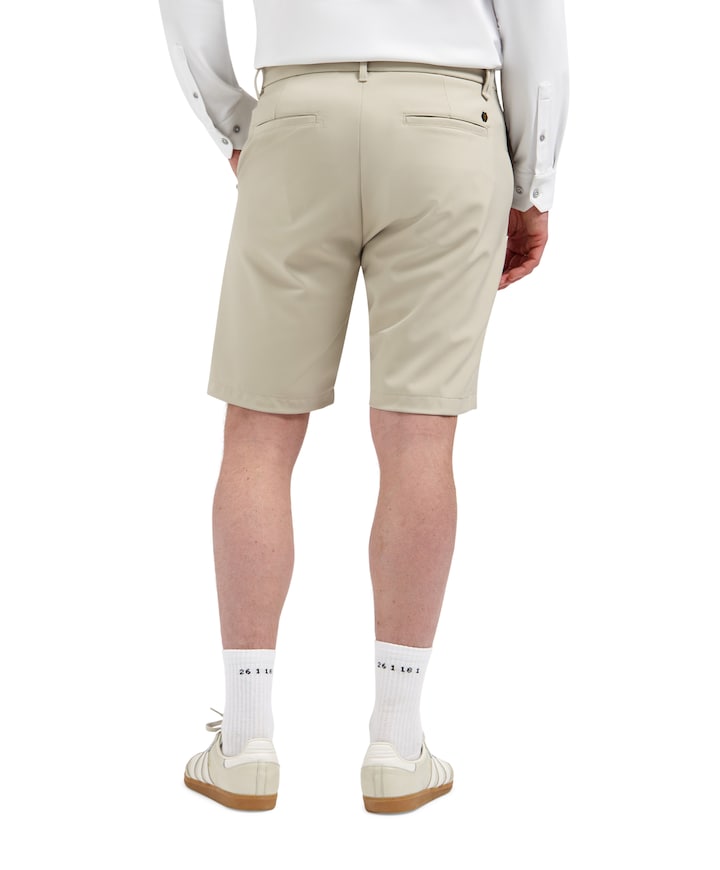 Short Chino 4-Way Stretch Sedoc heren korte broek beige