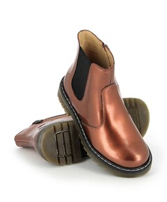 meisjes enkellaarzen brique