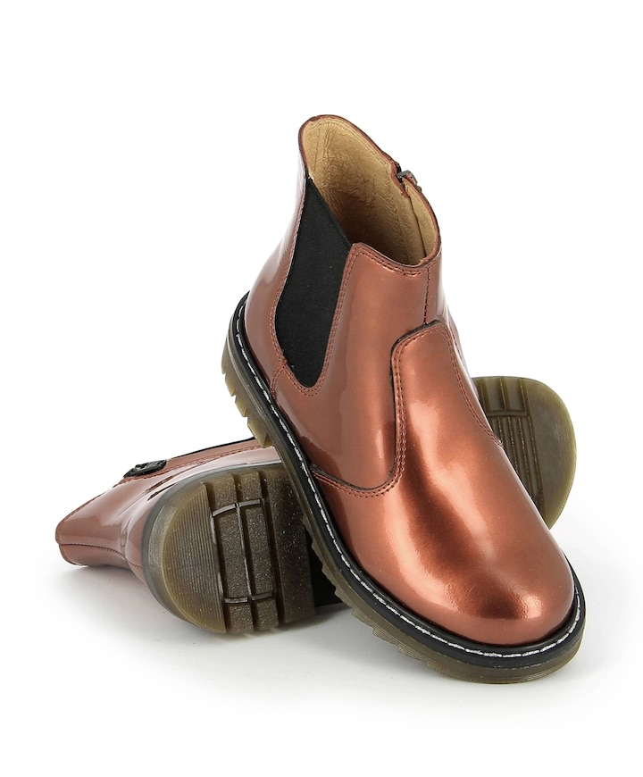 meisjes enkellaarzen brique