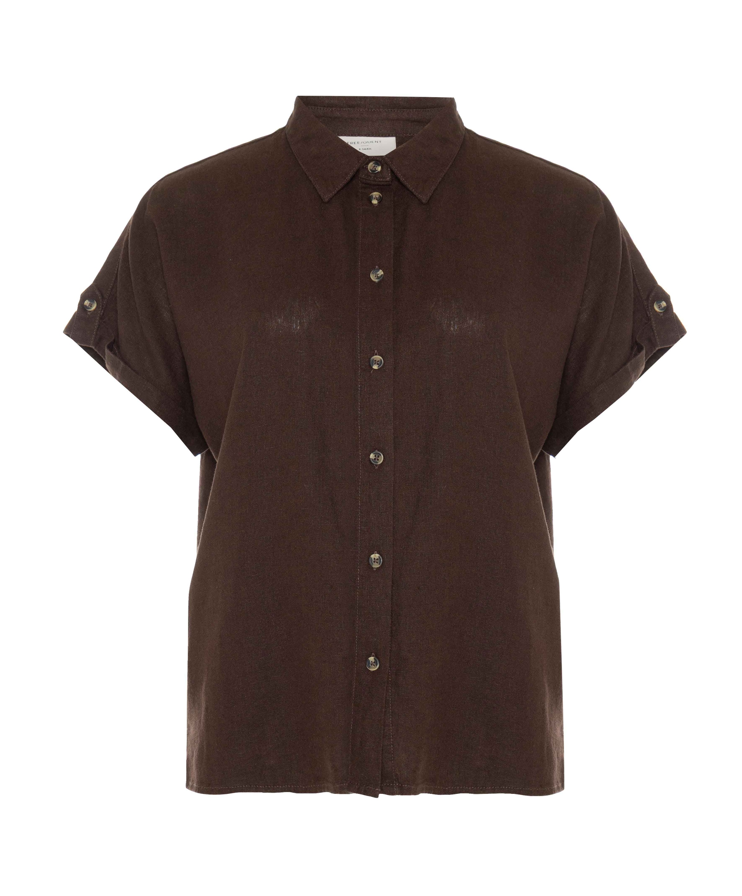 Dames blouse bruin