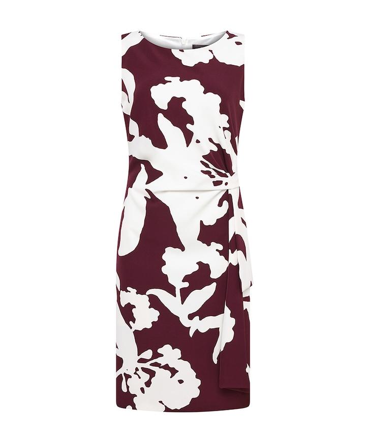 Dames jurk bordeaux